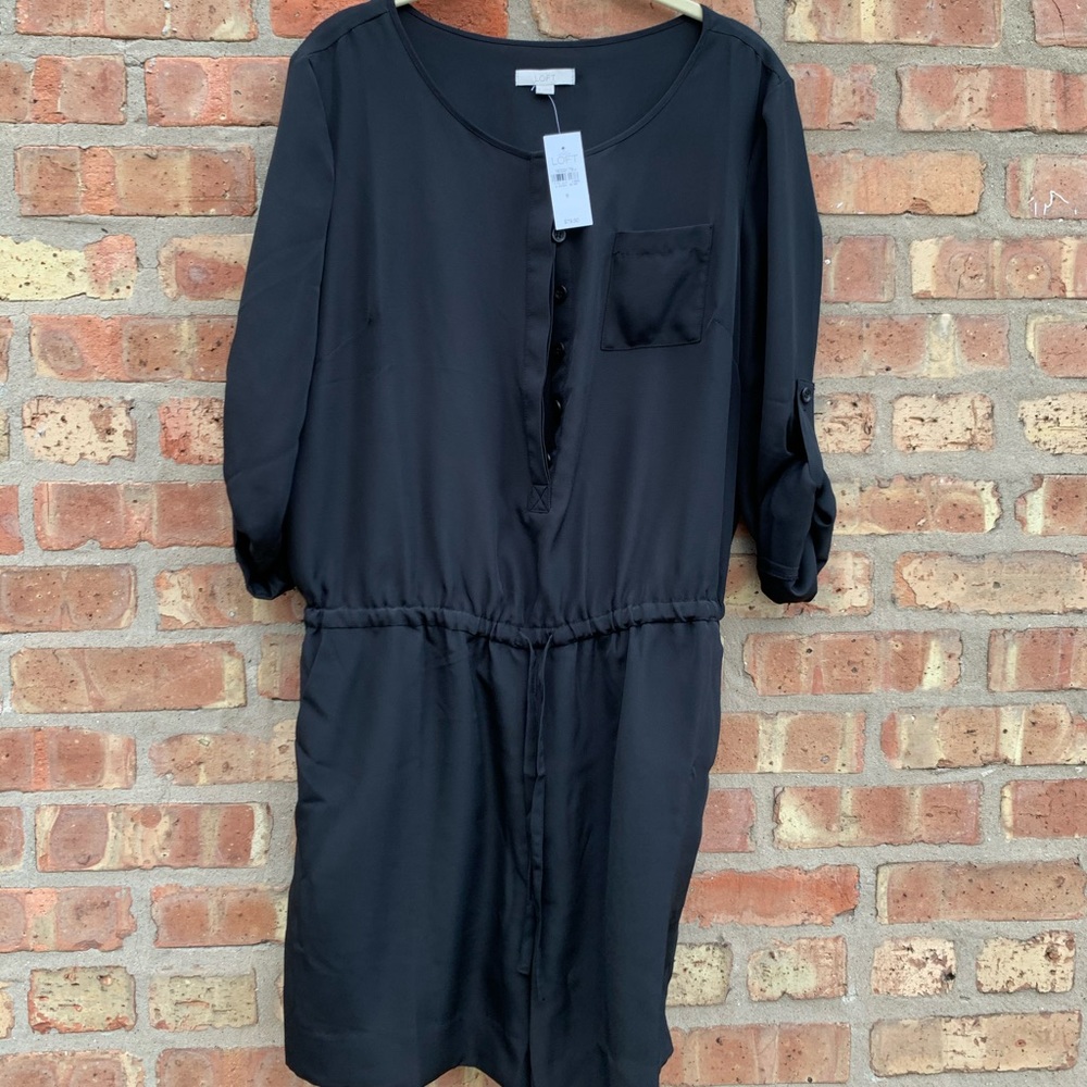 🆕Loft Black Romper - Picture 2 of 4